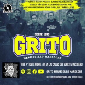 Re-Existe Récords (Mérida) colabora con el vinyl de GRITO