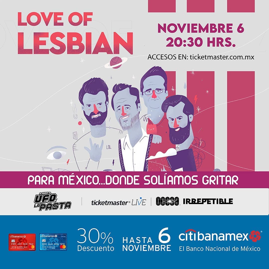  Love Of Lesbian presenta concierto online