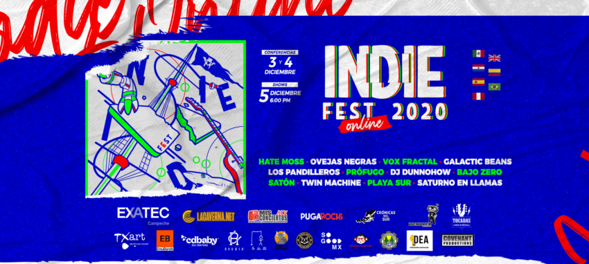  Comenzó el Indie Fest Campeche 2020 en su versión Online