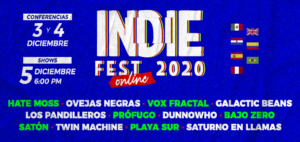Indie Fest 2020: las bandas que participan hoy del encuentro online