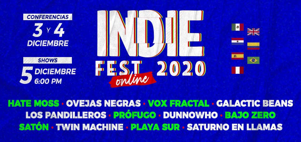  Indie Fest 2020: las bandas que participan hoy del encuentro online
