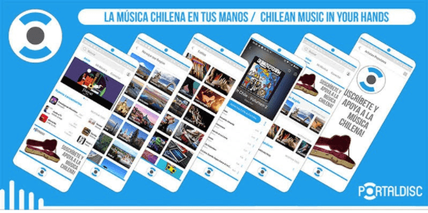  Ya disponible PORTALDISC APP “La primera aplicación streaming de música chilena”