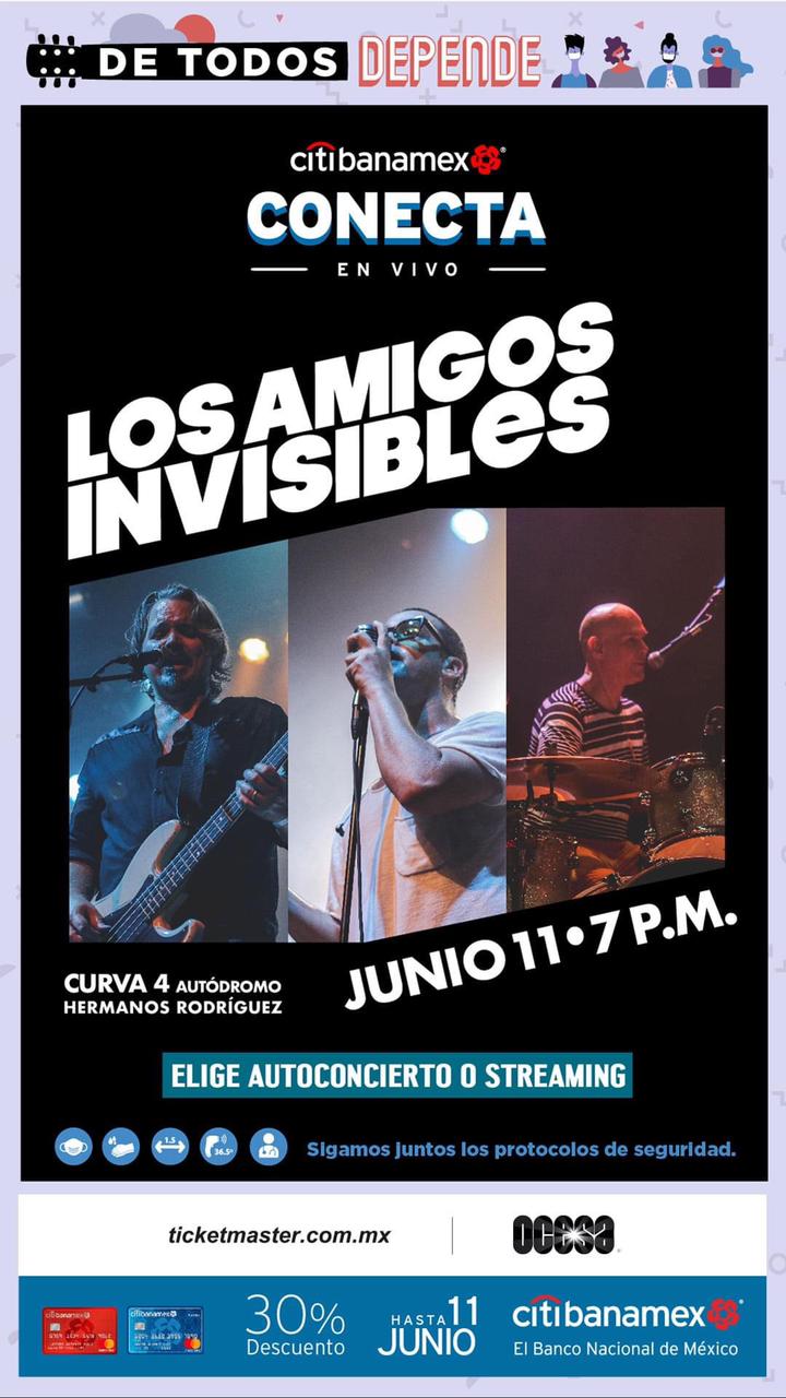 Ocesa presenta a LOS AMIGOS INVISIBLES