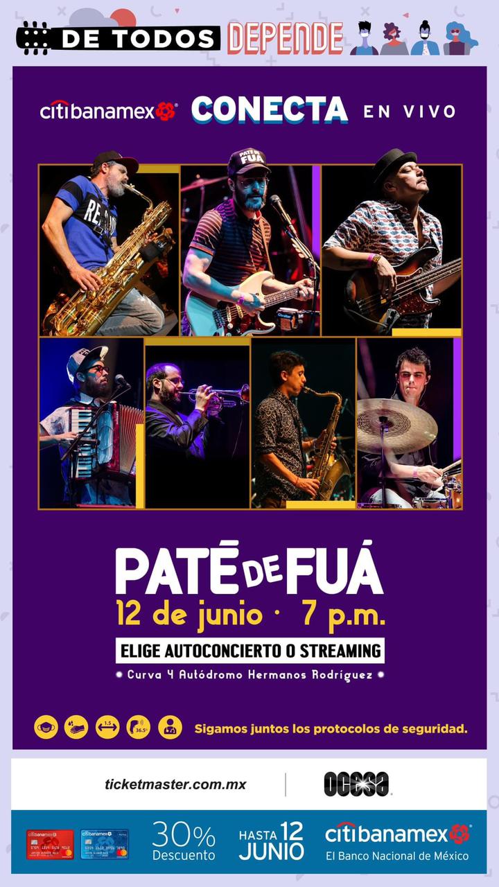 PATÉ DE FUÁ LLEGA A OCESA