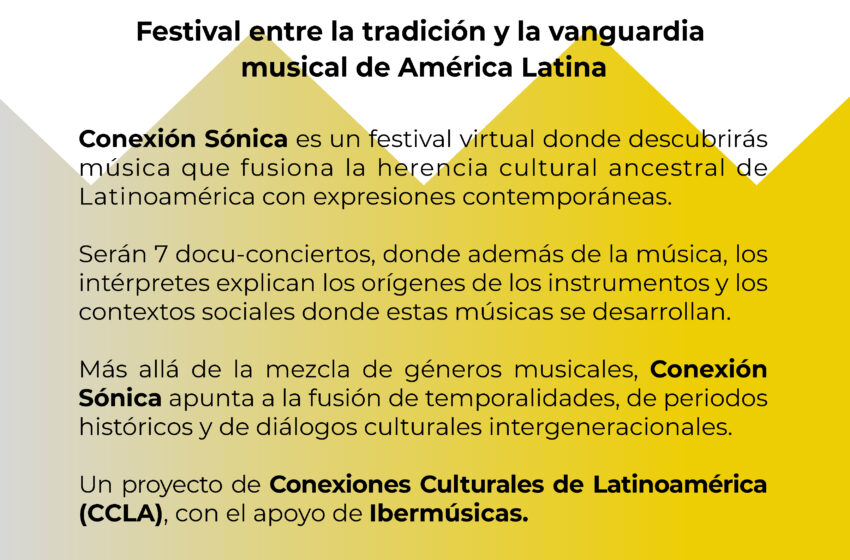  Inicia el festival Conexión Sónica