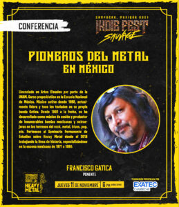 CONFERENCIA “PIONEROS DEL METAL EN MÉXICO”