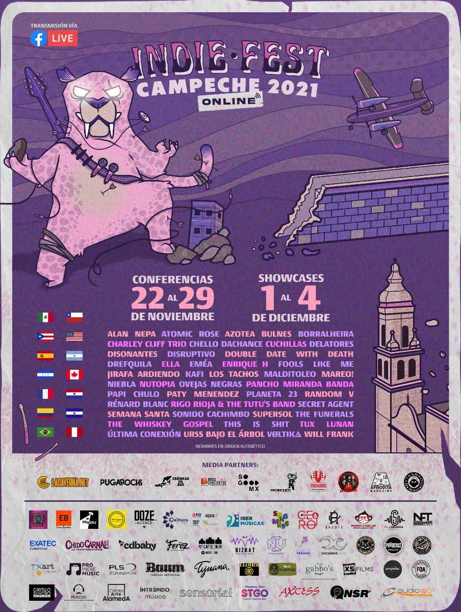  ¡Indie Fest Campeche 2021 no se detiene!