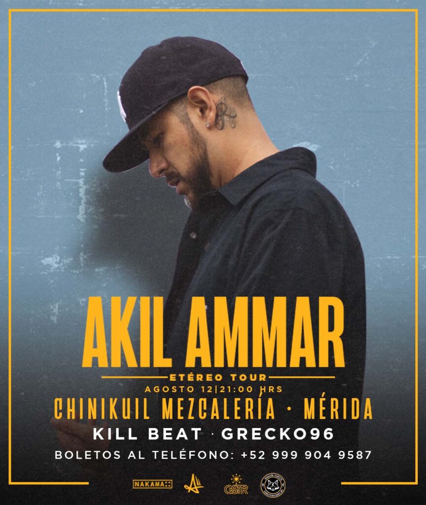 Flyer Akil Ammar en Mérida