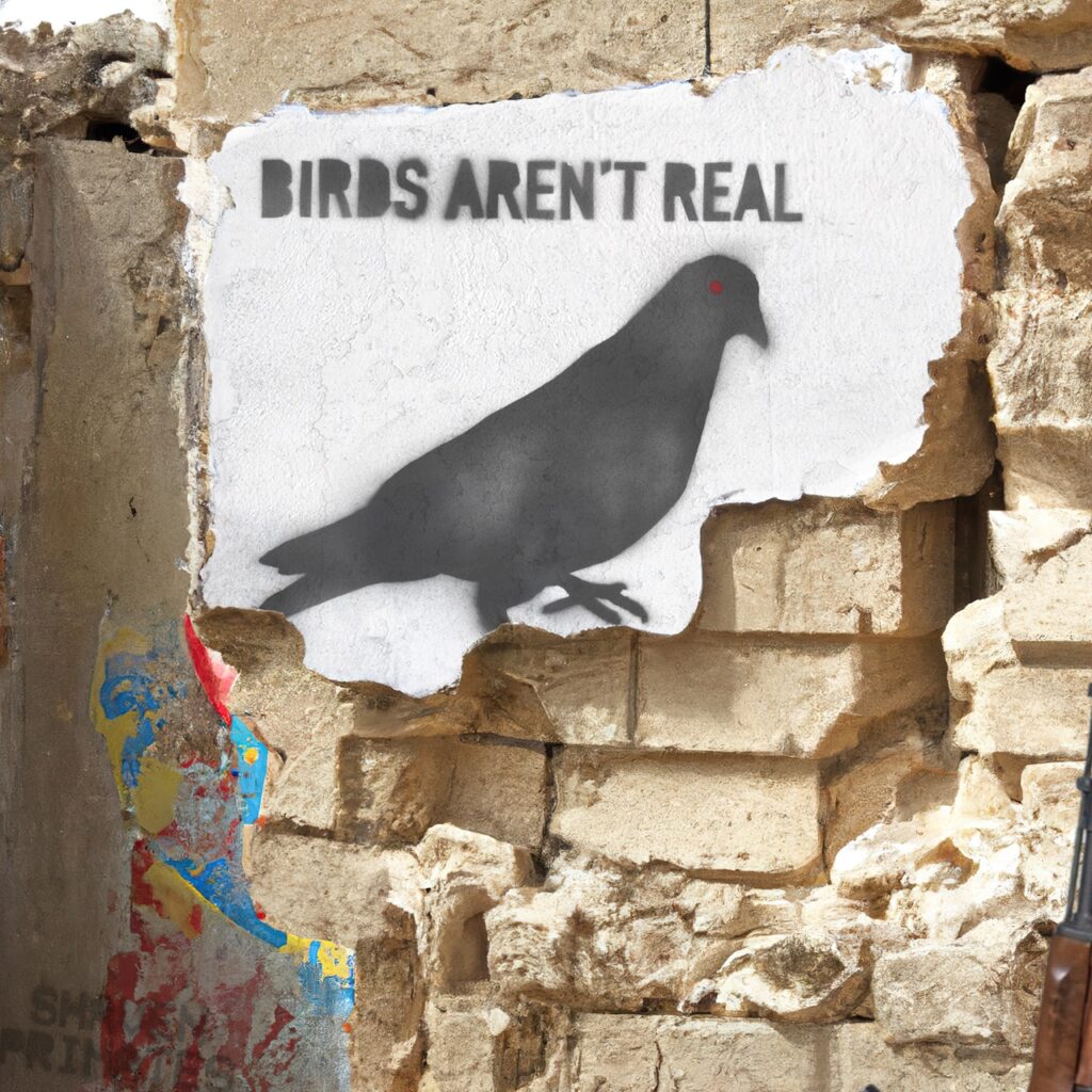 album cover Shaven Primates Birds Aren't Real