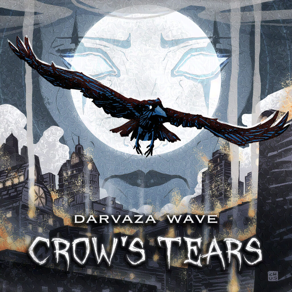 cover single art DARVAZA WAVE Crow's Tears