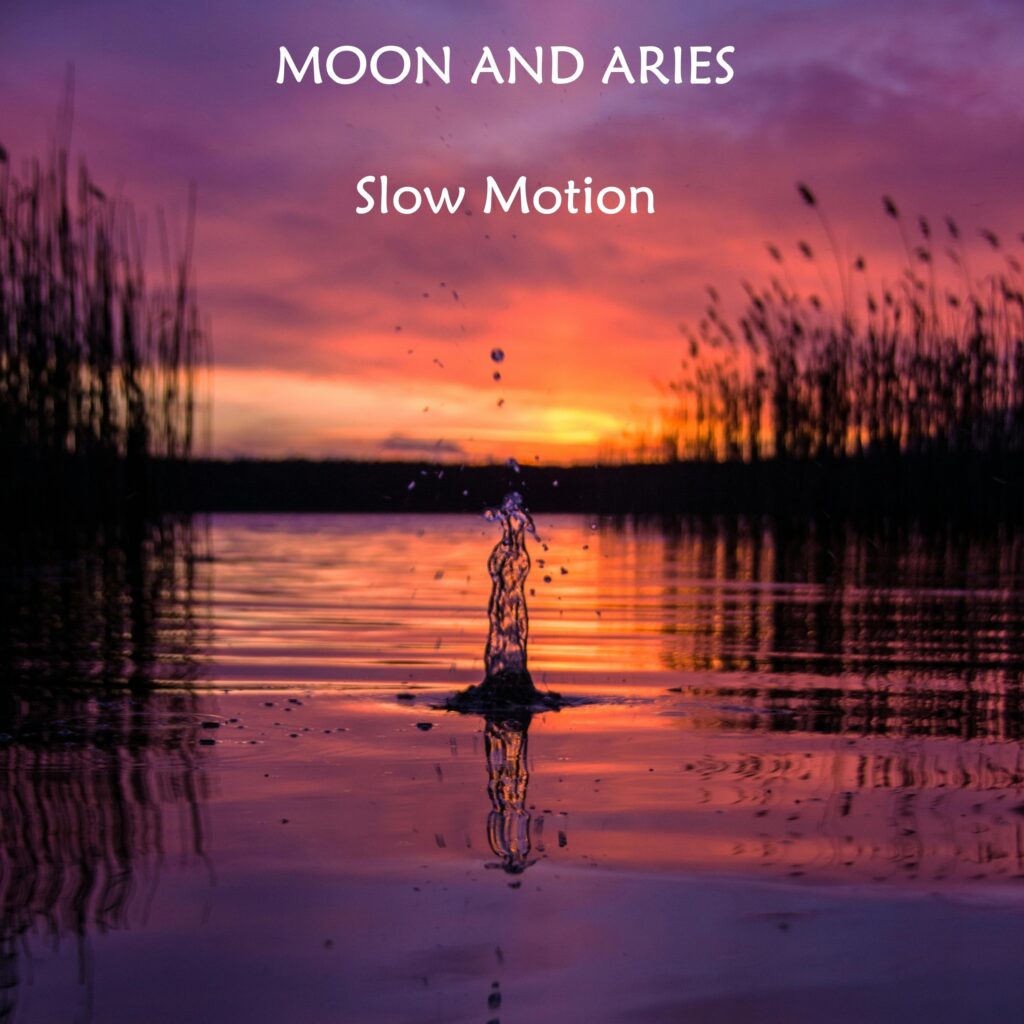 cover single art MOON AND ARIES SLOW MOTION