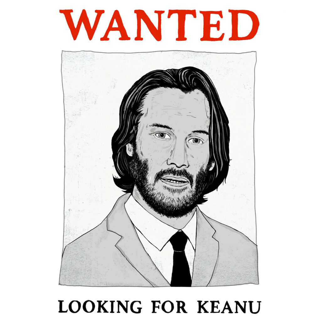 cover single art THE FADES Looking for Keanu