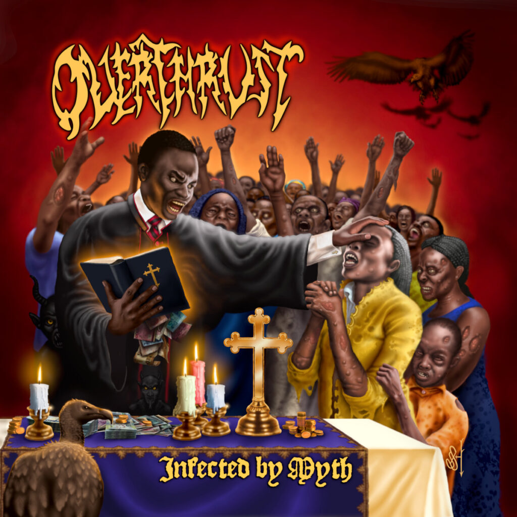 cover album art OVERTHRUST Infected By Myth