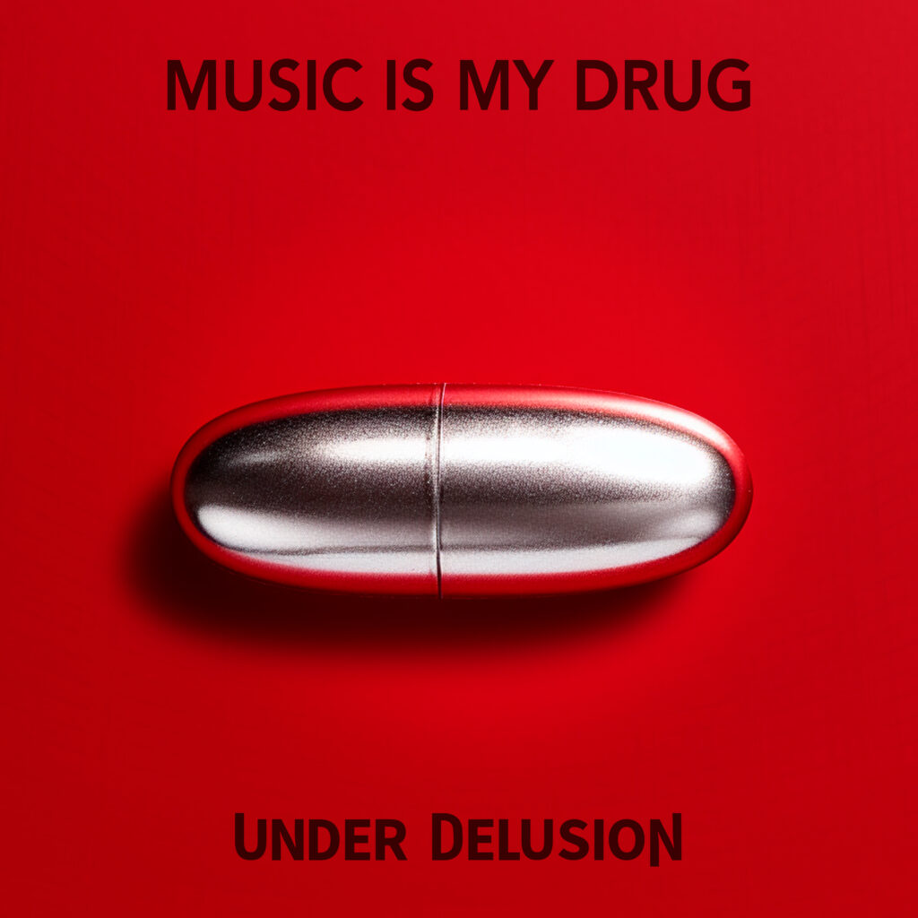 cover single art Under Delusion Music Is My Drug