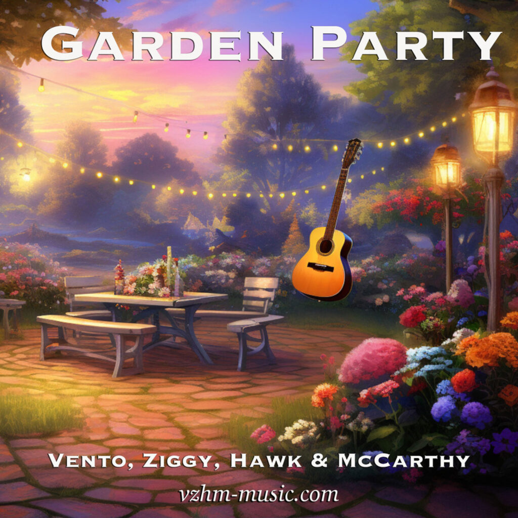 cover single art VENTO ZIGGY HAWK & MCCARTHY Garden Party