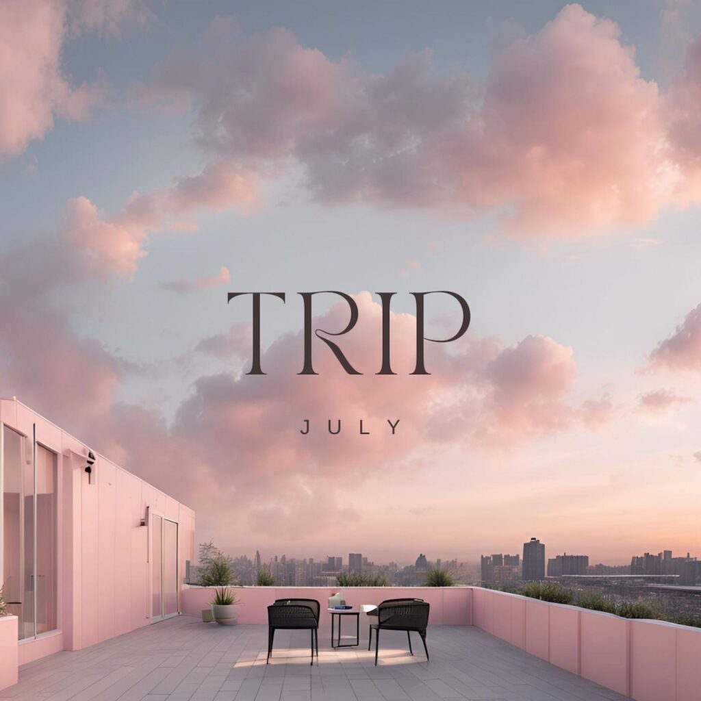 cover single art July Trip