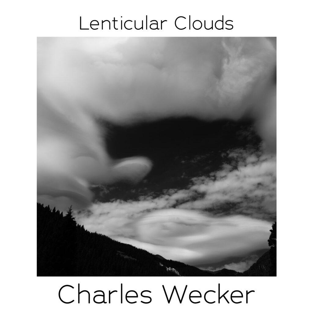 cover single art Charles Wecker Lenticular Clouds