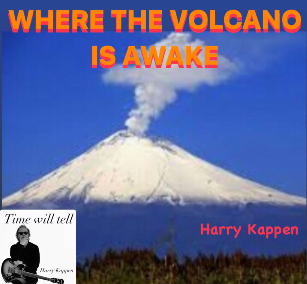 cover single art Harry Kappen Where the volcano is awake