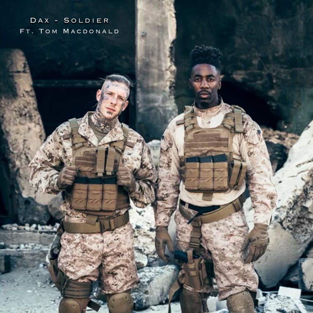 cover single art Dax Soldier Ft. Tom MacDonald