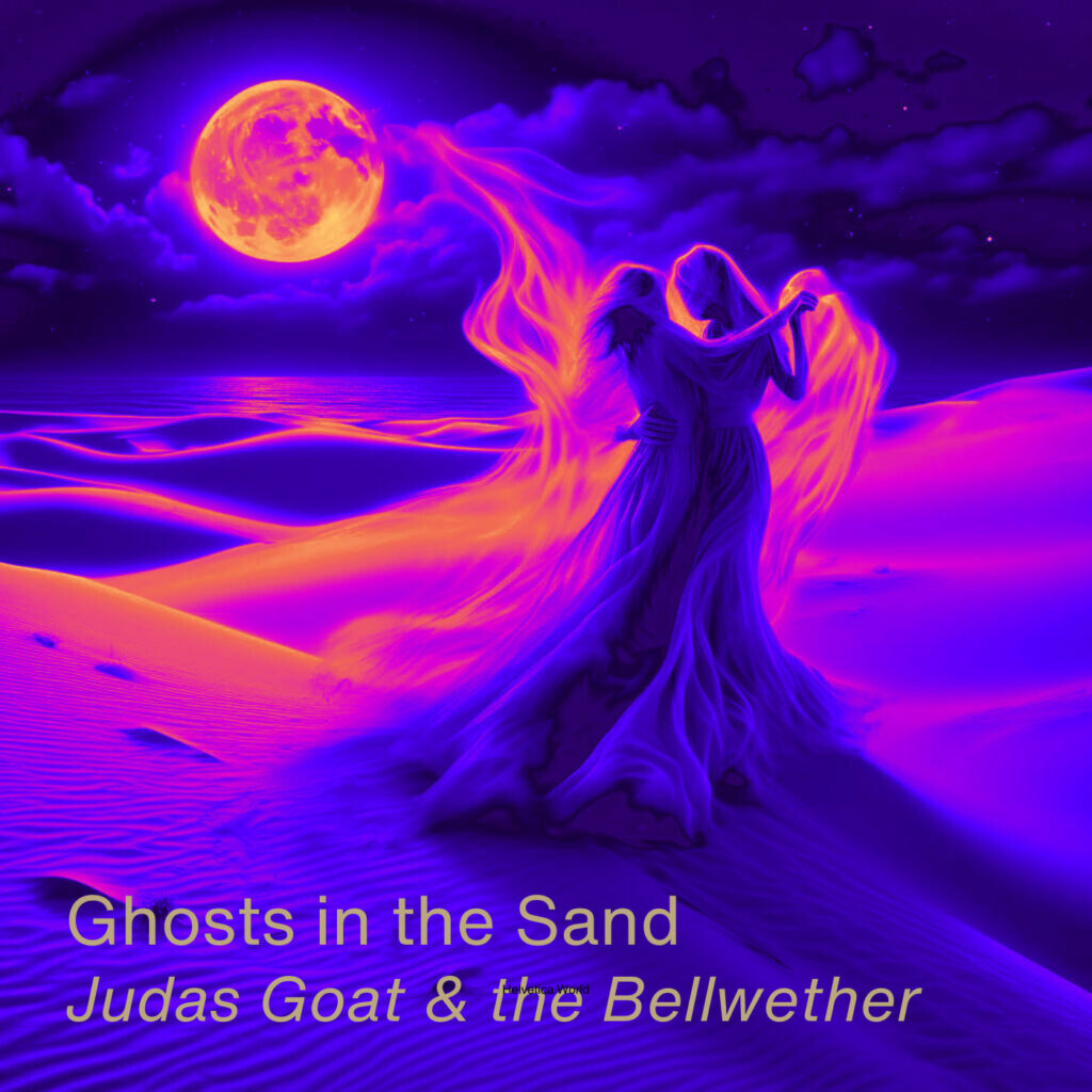 cover single art Judas Goat and the Bellwether Ghosts in the Sand