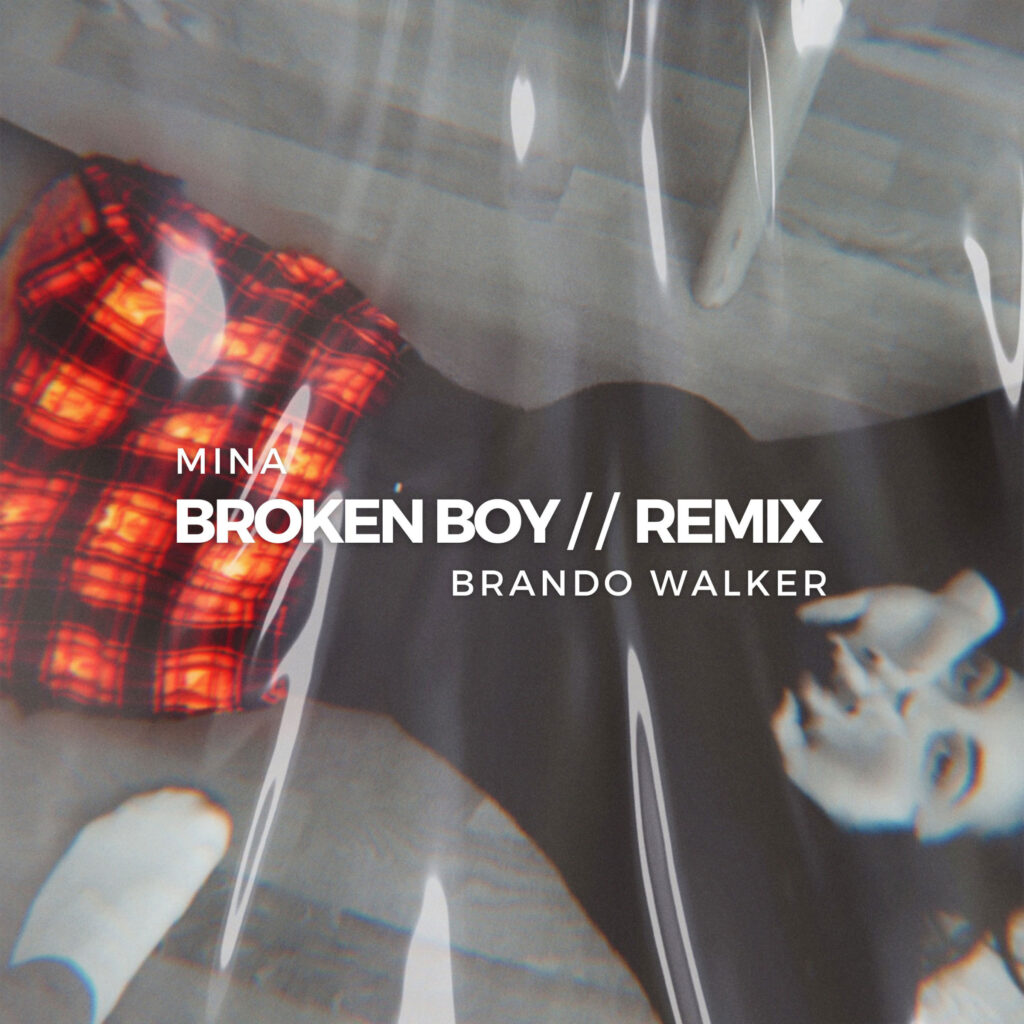 cover single art Mina Broken Boy (Brando Walker Remix)