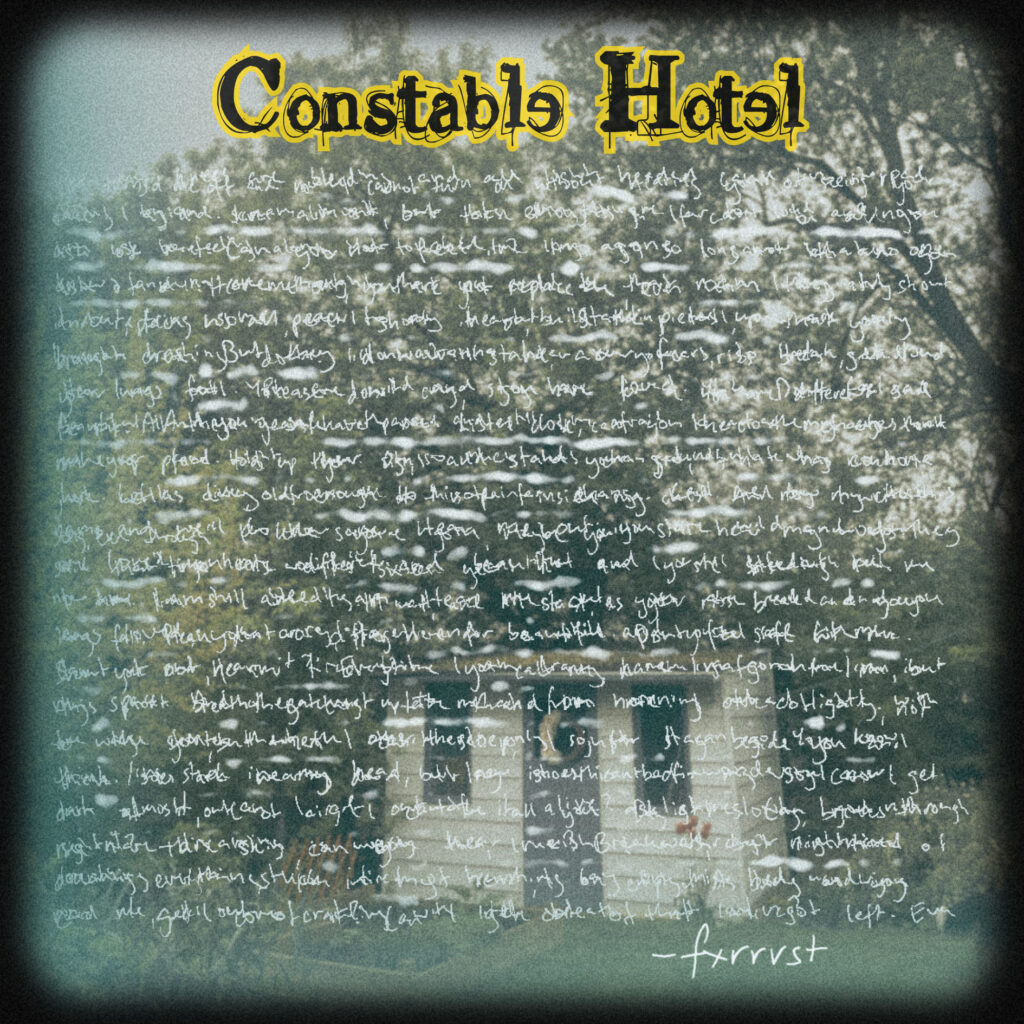 cover single art fxrrvst Constable Hotel