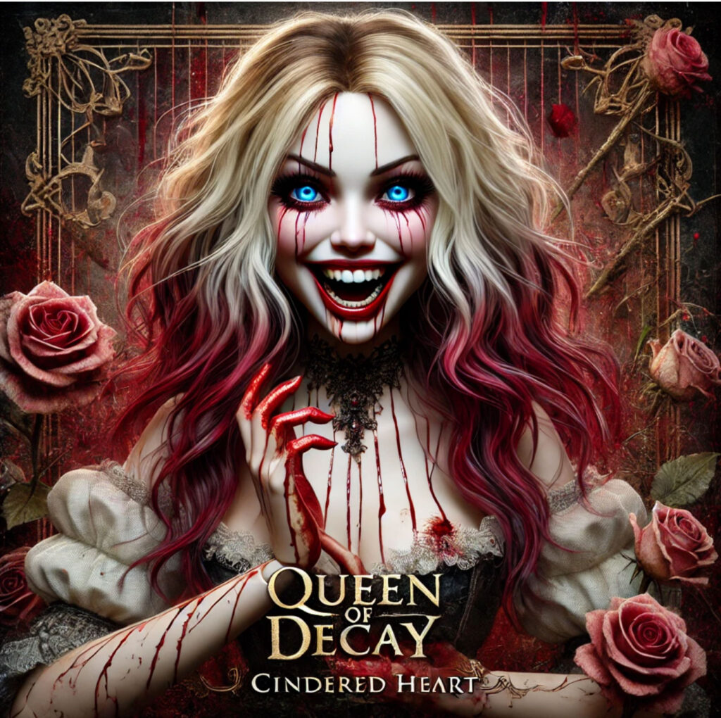 cover single art Cindered Heart Queen of Decay