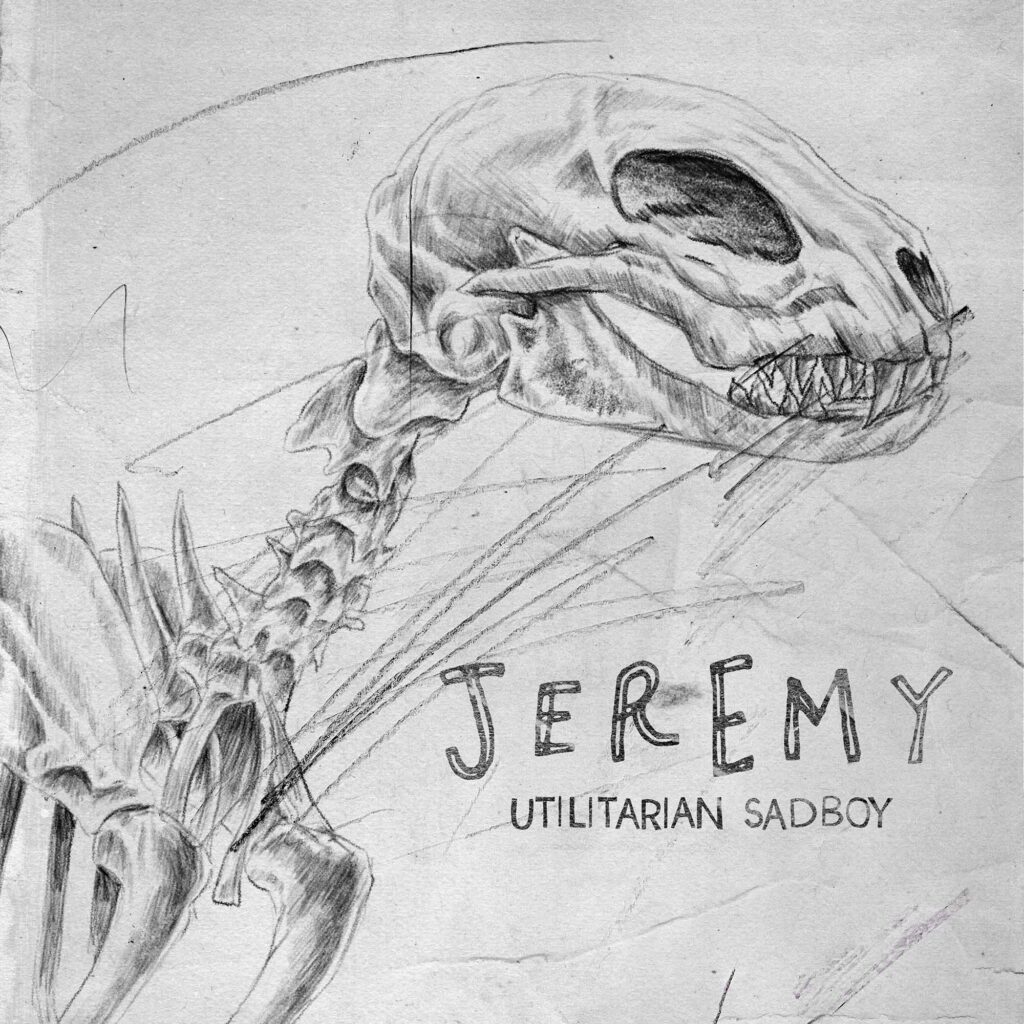 cover single art Ecce Shnak Jeremy Utilitarian Sadboy