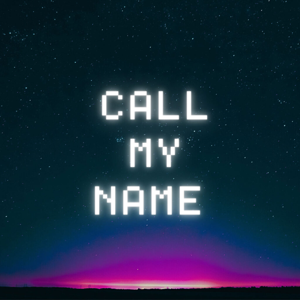 cover single art Rhys Tranter Call my name