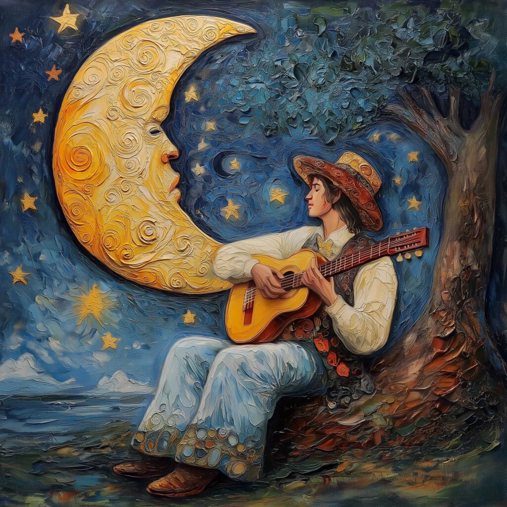 cover single art Robert McGinty Chanson à La Lune