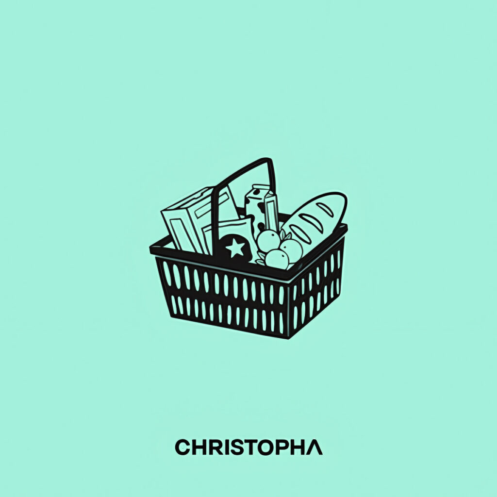 cover single art Christopha Bagging Groceries