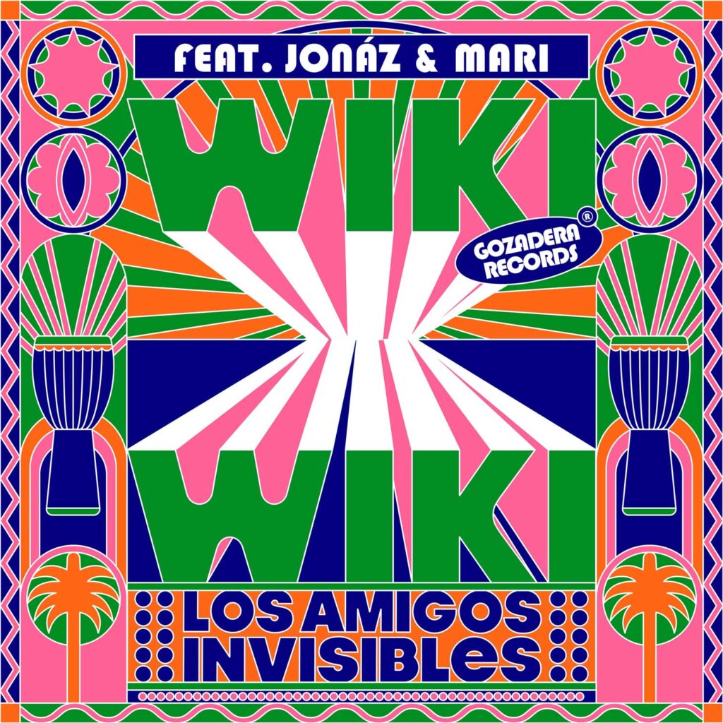 cover single art Los Amigos Invisibles Wiki Wiki (feat. Jonaz & MARI)