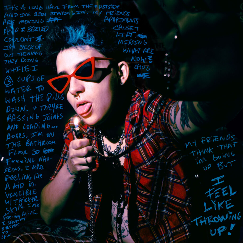 cover single art Ryan Cassata i feel like throwing up