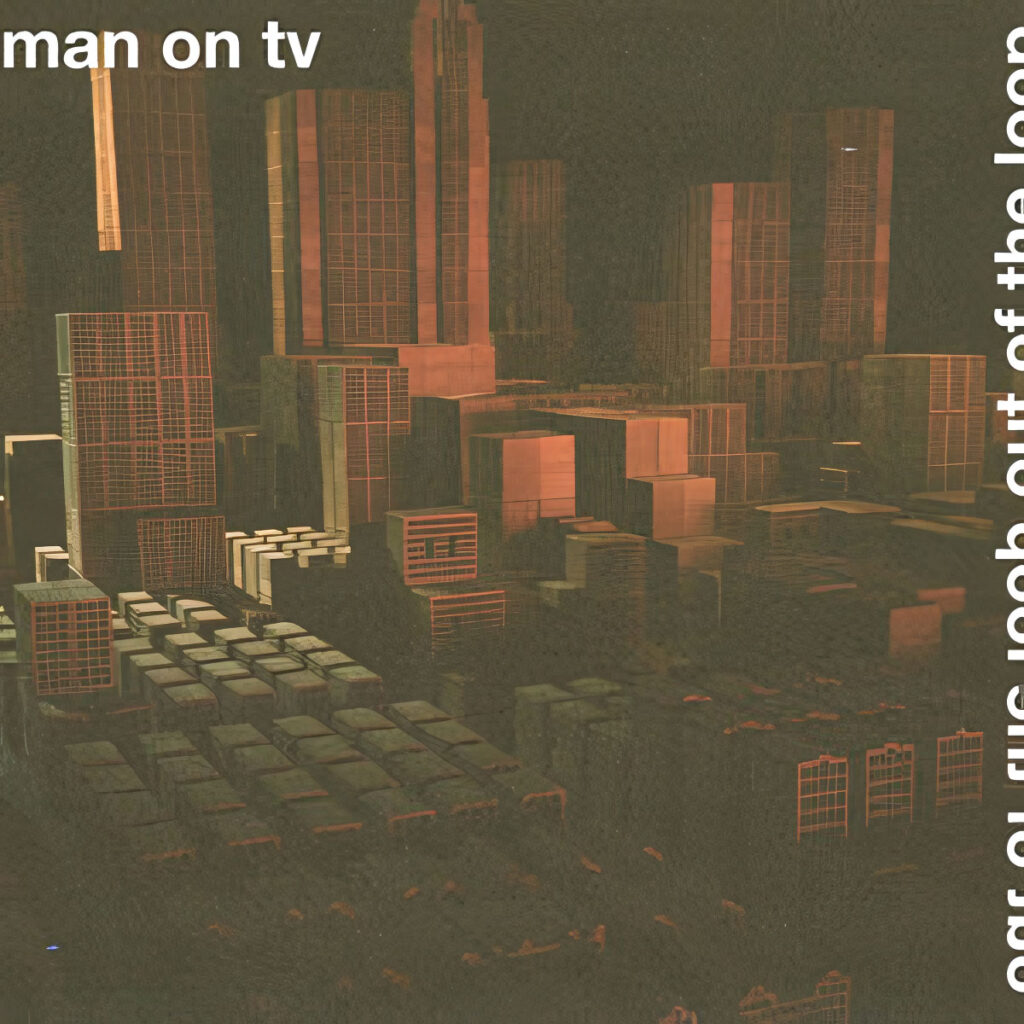 cover single art man on tv out of the loop