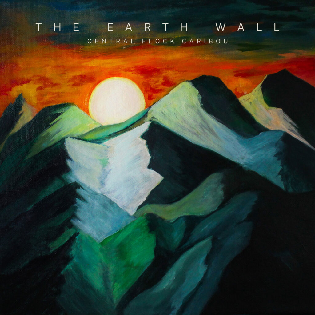 cover EP art Central Flock Caribou The Earth Wall
