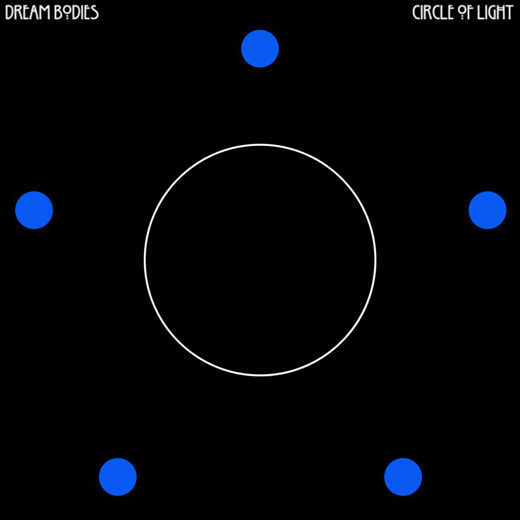 cover single art Dream Bodies Circle of Light