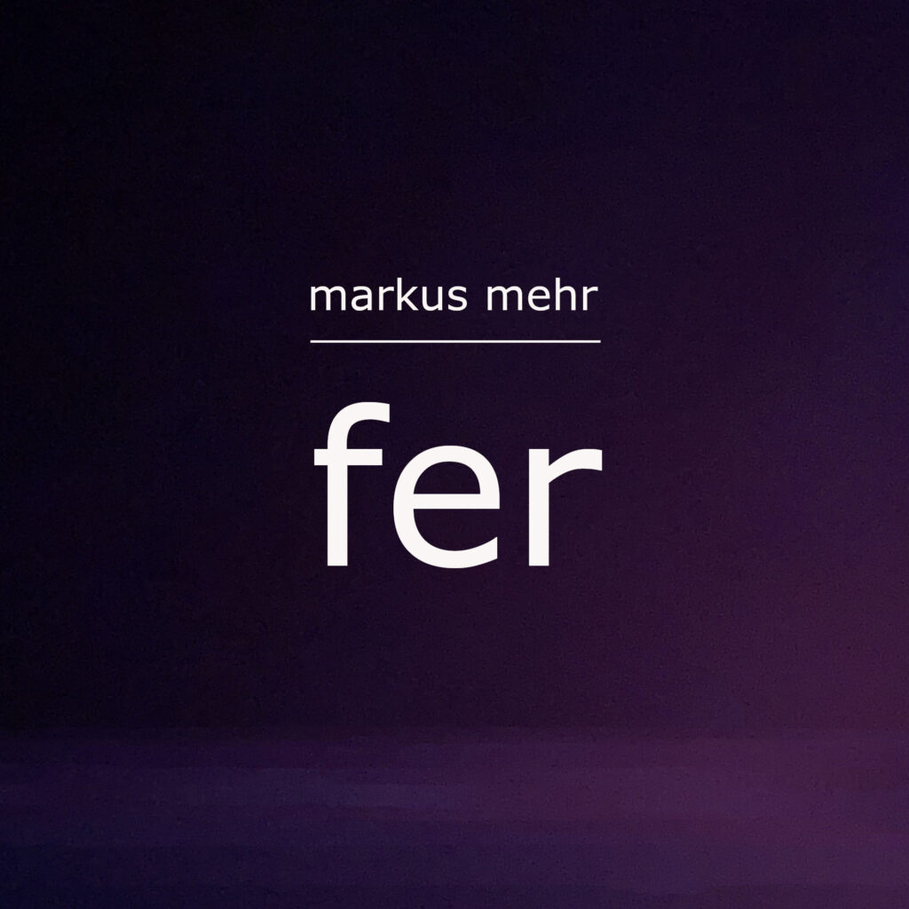 cover single art Markus Mehr fer