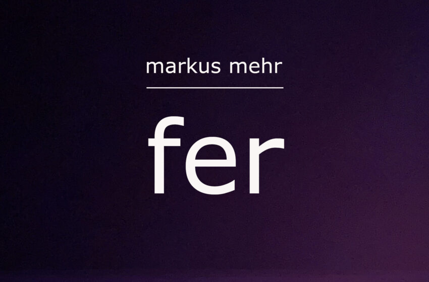  Viaje sonoro desde Alemania: Markus Mehr presenta “fer”