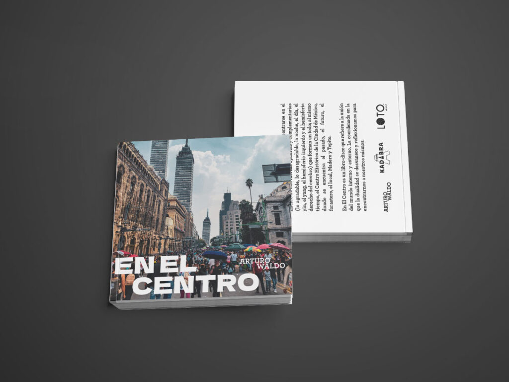 libro disco Arturo Waldo En el Centro