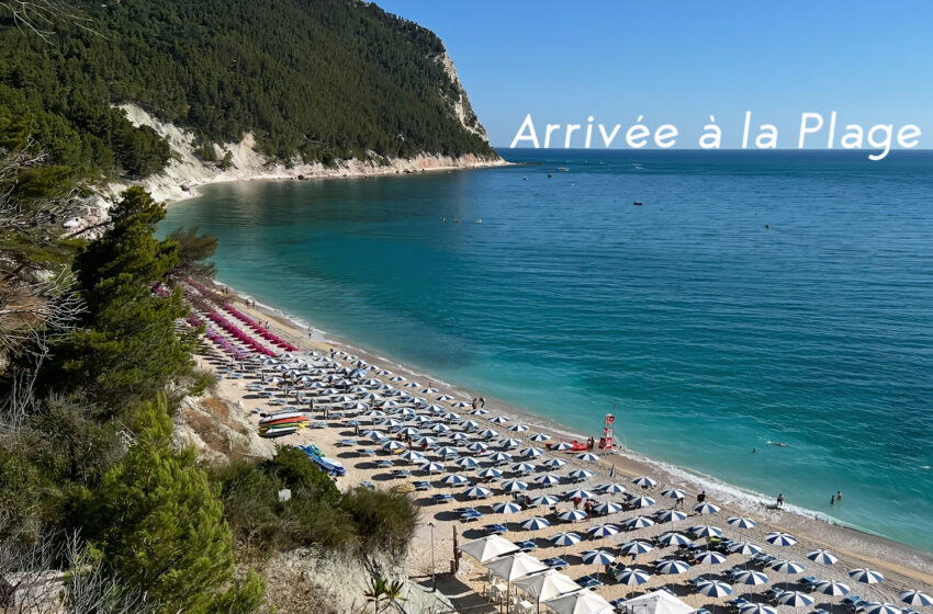  “Arrivée à la Plage” de Edditter: Un verano retro con espíritu moderno