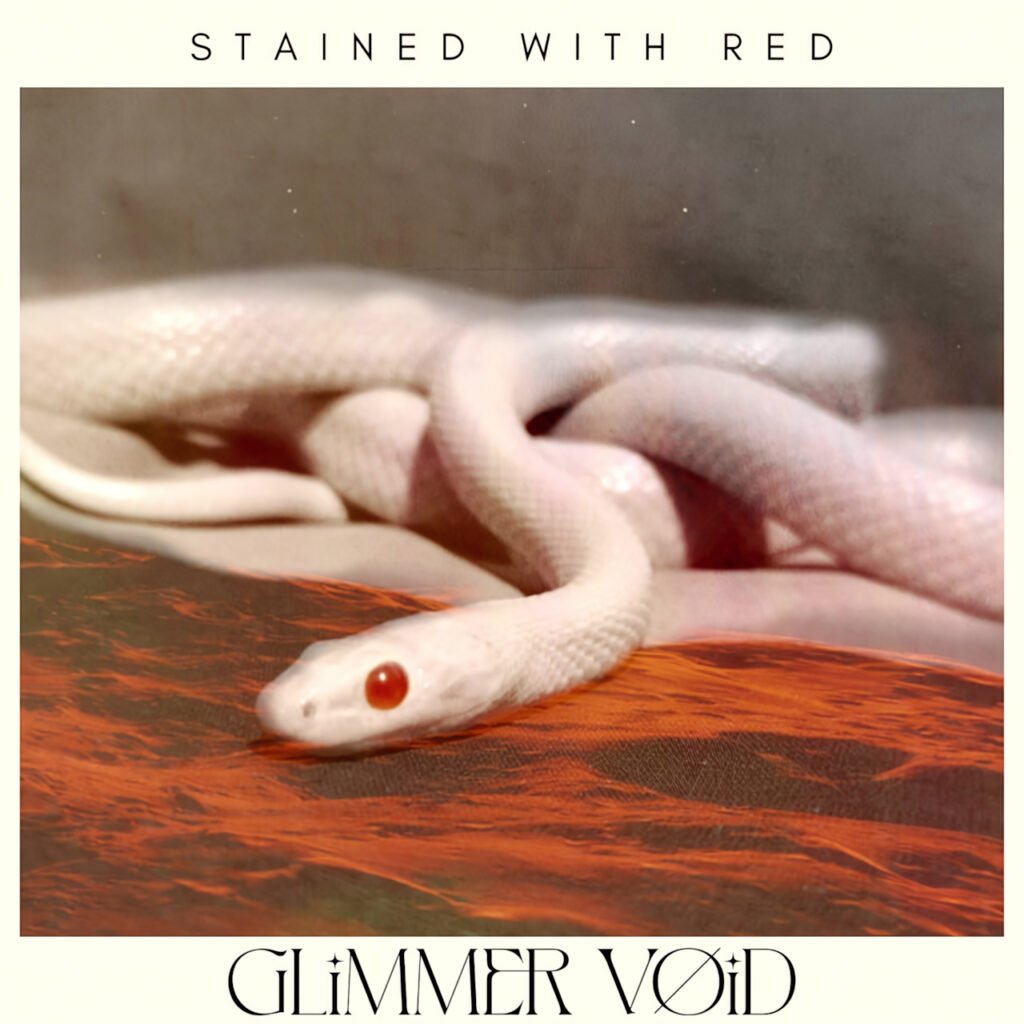 cover single art Glimmer Void Stained With Red
