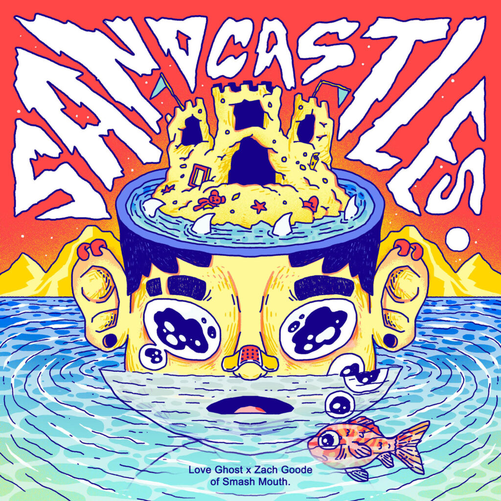 cover single art Love Ghost Sand Castles