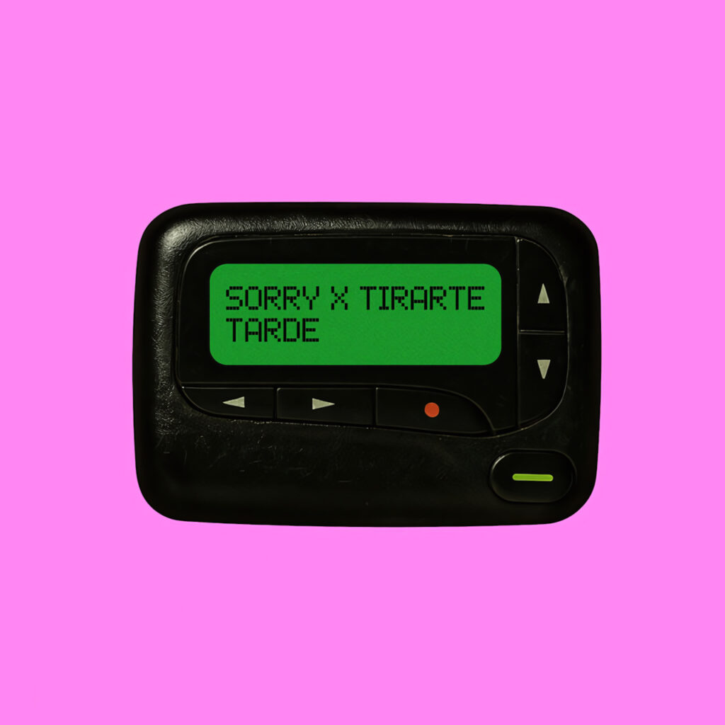 cover single art SANTAKARLA SORRY X TIRARTE TARDE