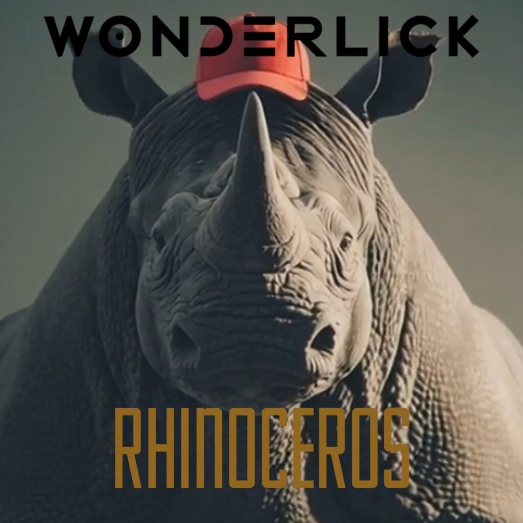 cover single art Wonderlick Rhinoceros