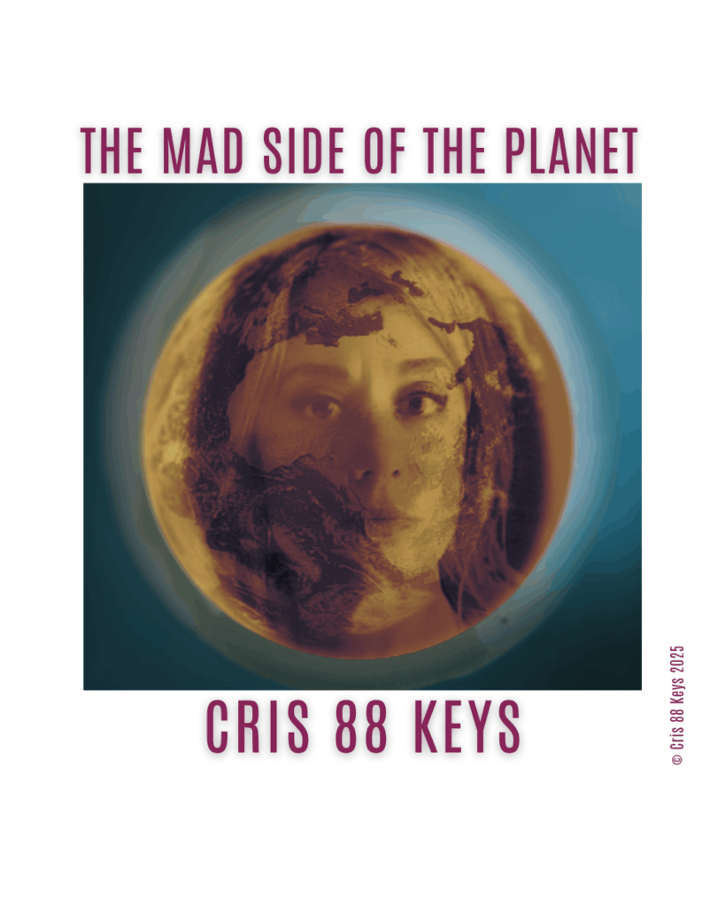 cover single art Cris Keys the mad side of the planet