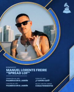 Spread Lof recibe cuatro nominaciones en los Latin Grammy 2025