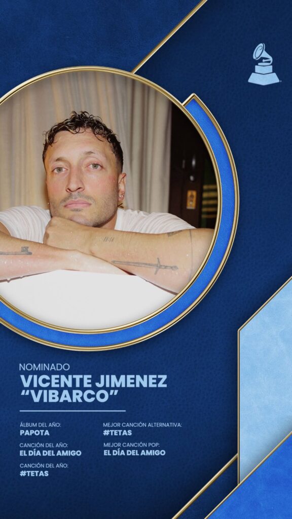 Vibarco nominado al Latin Grammy