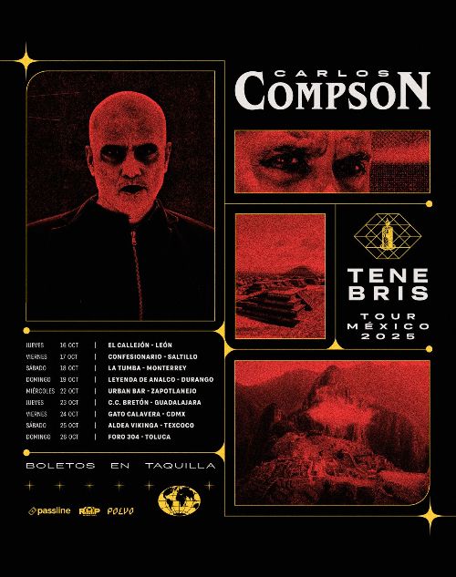 cartel tour Mexico 2025 Carlos Compson