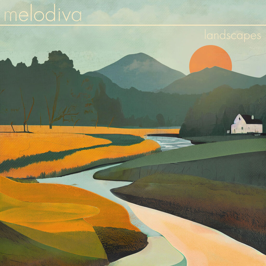 cover EP art Melodiva Landscapes