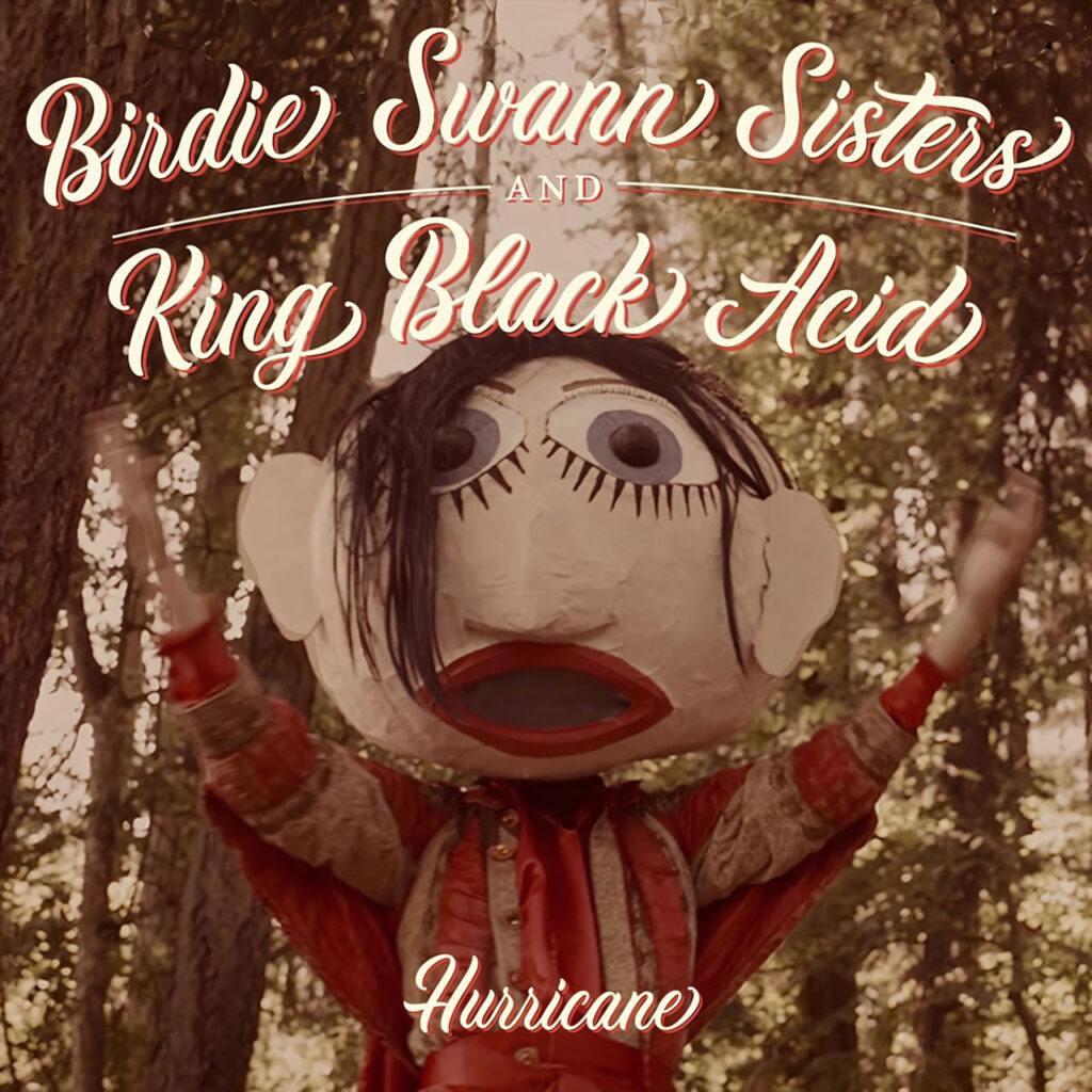 cover single art Birdie Swann Sisters King Black Acid Hurricane